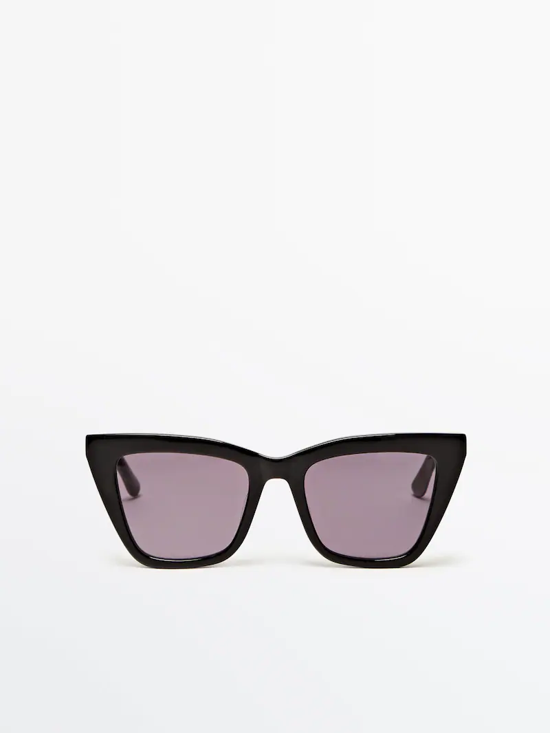 

солнцезащитные очки Cateye Massimo Dutti, черный