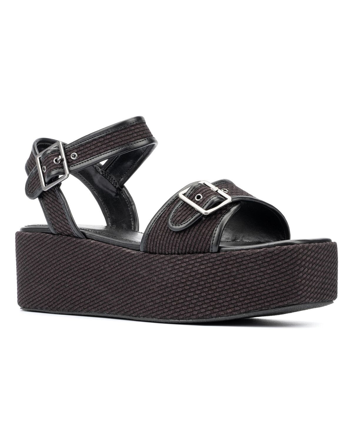 

Женские сандалии Winnie на широкой платформе Fashion To Figure, черный