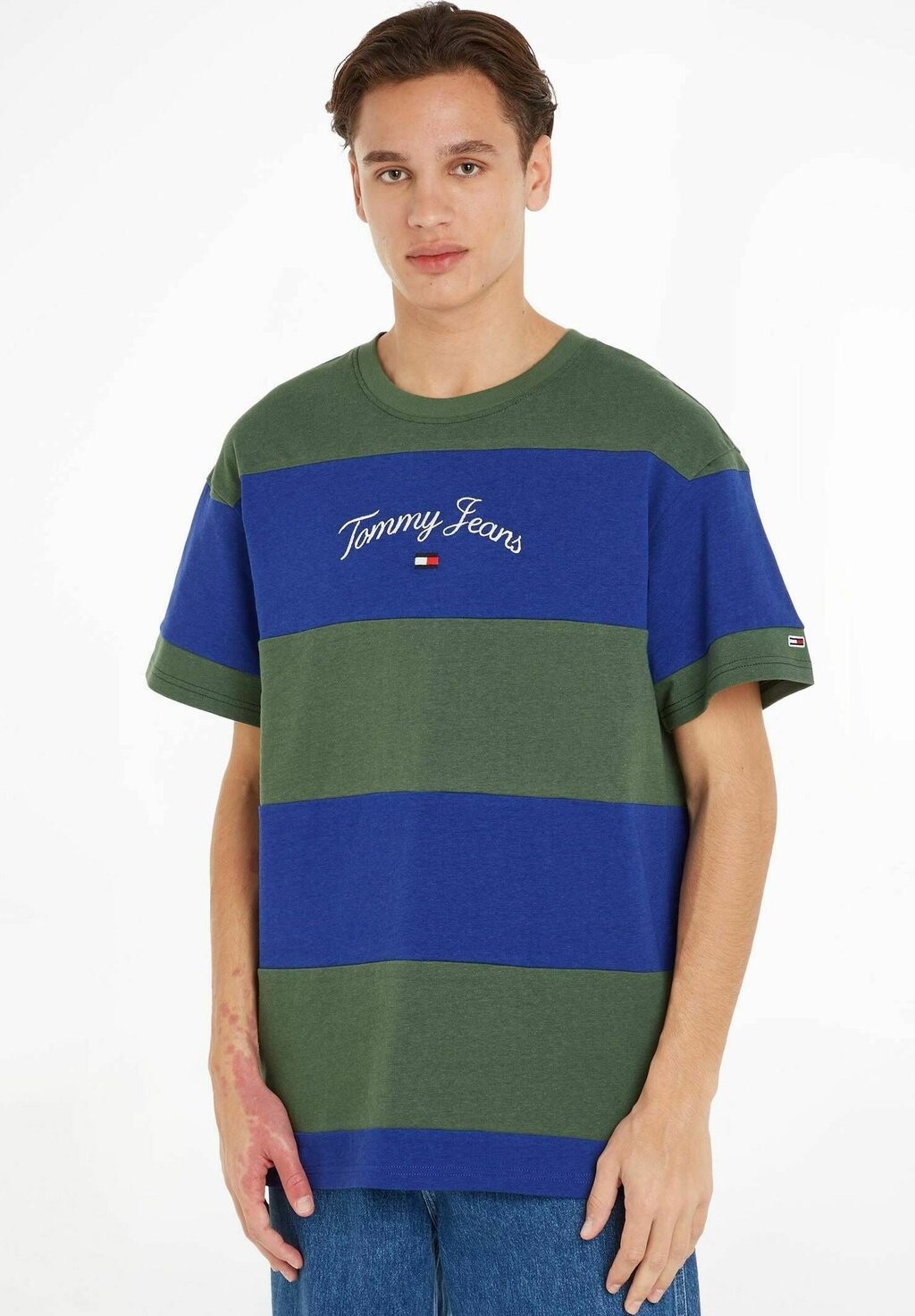 

Футболка с принтом Tommy Jeans, темно-синий
