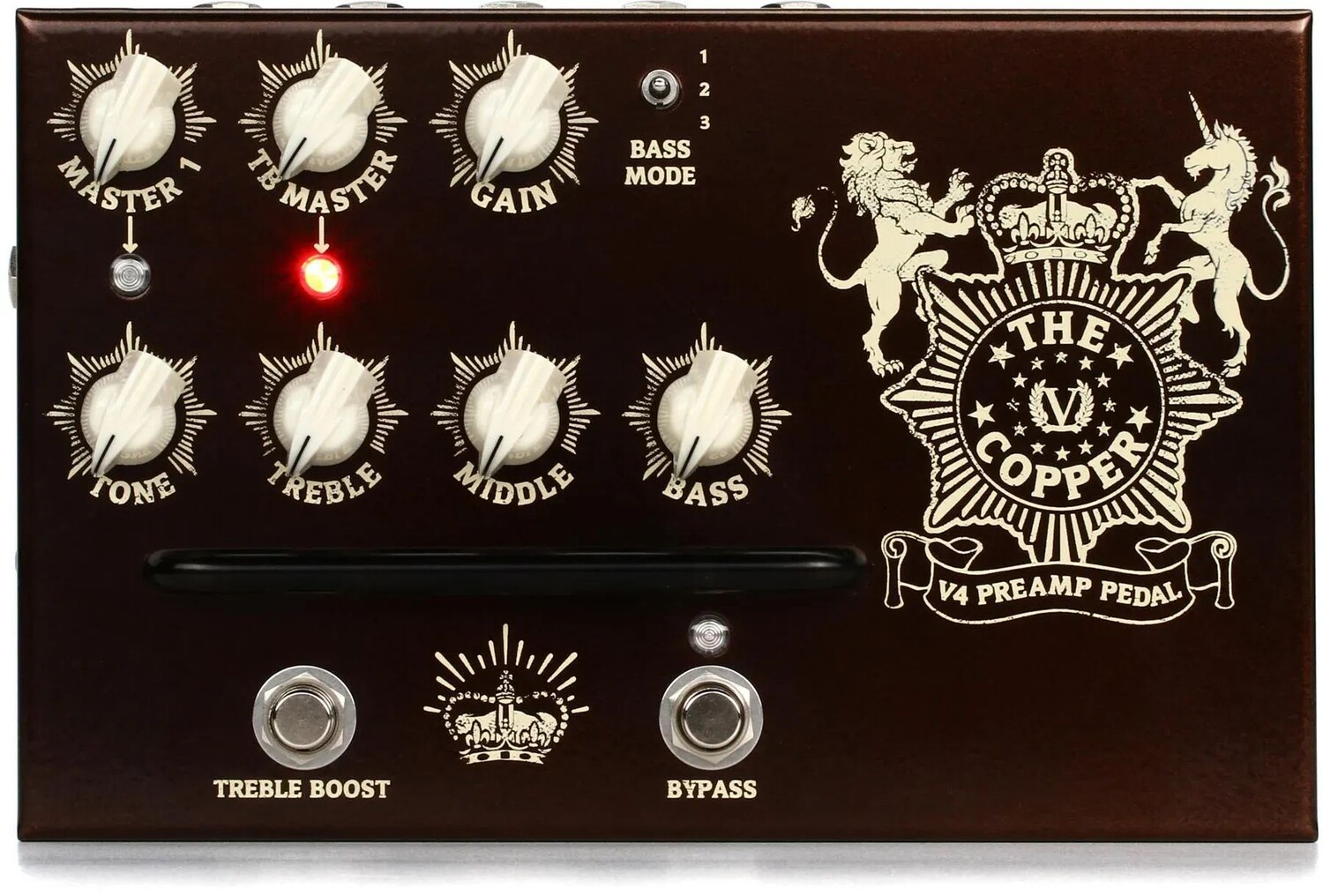 

Victory Amplification V4 Медная педаль гитарного предусилителя