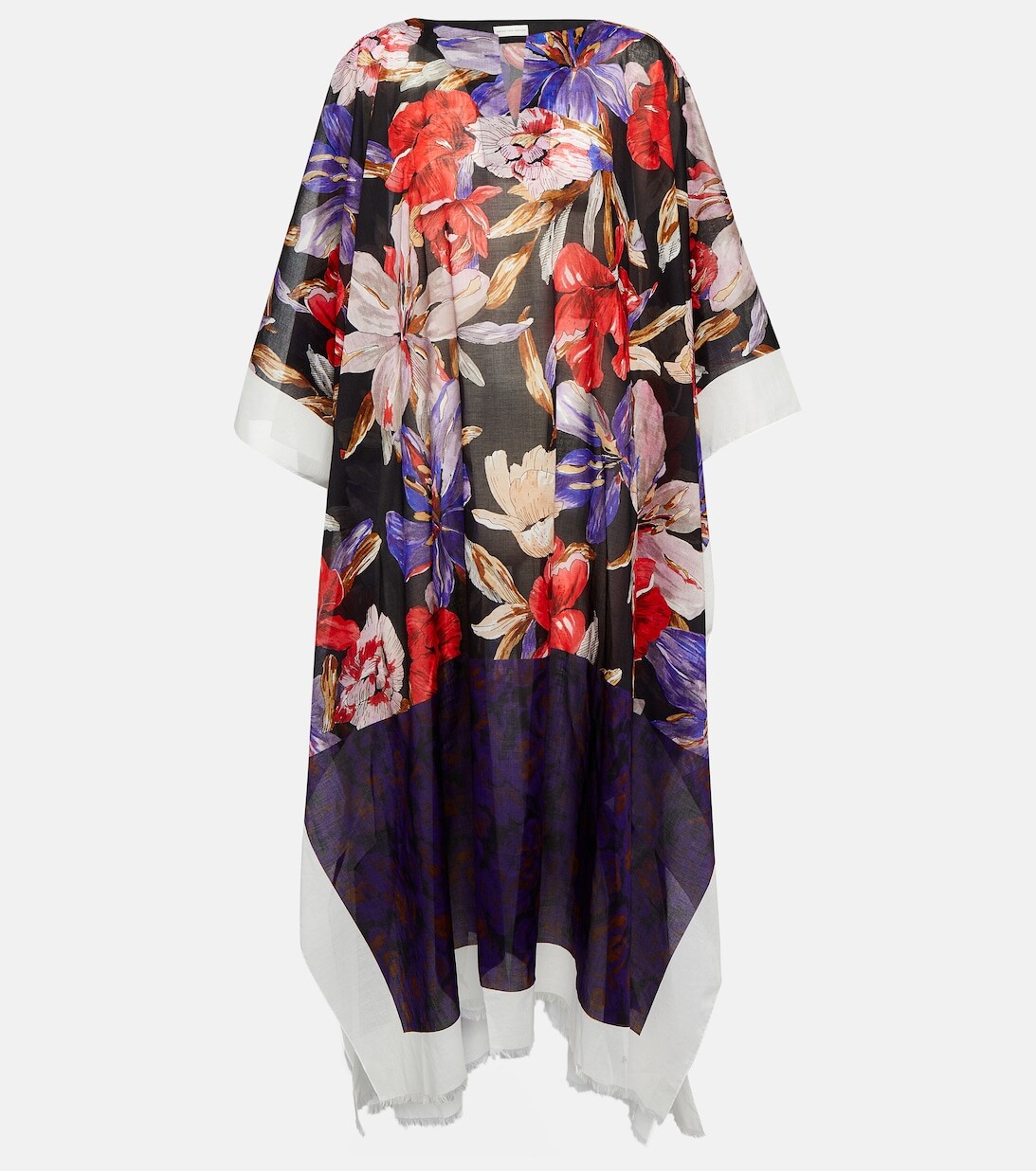 

Пляжное платье из хлопка с принтом DRIES VAN NOTEN, разноцветный