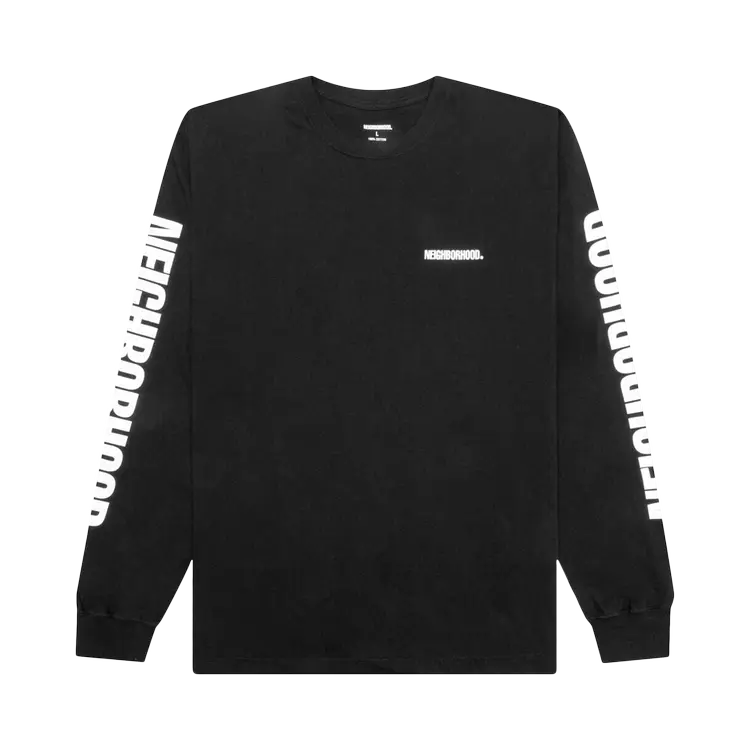 

Футболка Neighborhood Long-Sleeve 'Black', черный
