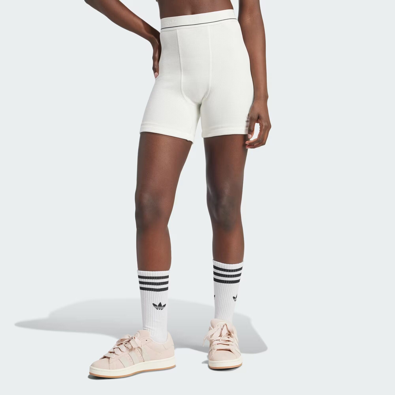 

Вафельные шорты Adidas, цвет Cloud White