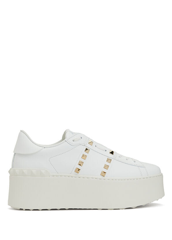 

Женские кожаные кроссовки Rockstud Valentino Garavani, белый