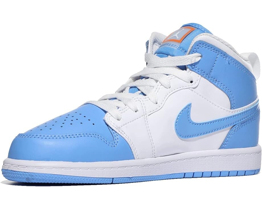 

Кроссовки Jordan Jordan 1 Mid SS, цвет White/University Blue/Starfish