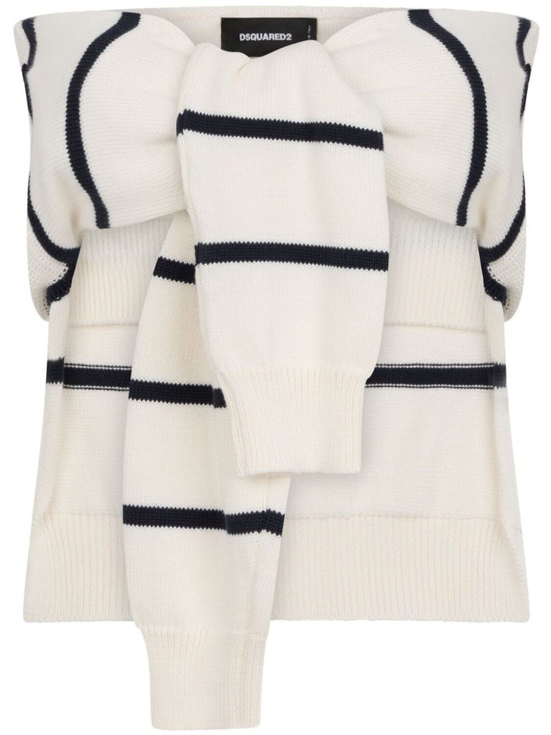 

Dsquared2 трикотажный топ без бретелей, белый