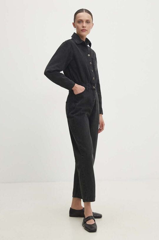 

Джинсовый комбинезон Answear Lab, серый