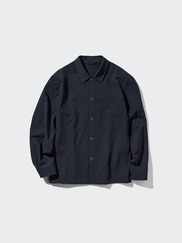 

Куртка-Рубашка airsense шерстяная Uniqlo, синий