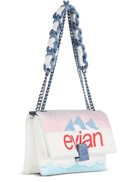 

Balmain x EVIAN 1945 Мягкая маленькая сумка Balmain