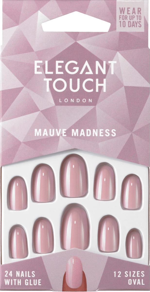 цена Накладные ногти Color Nails Mauve Madness 1 шт. Elegant Touch