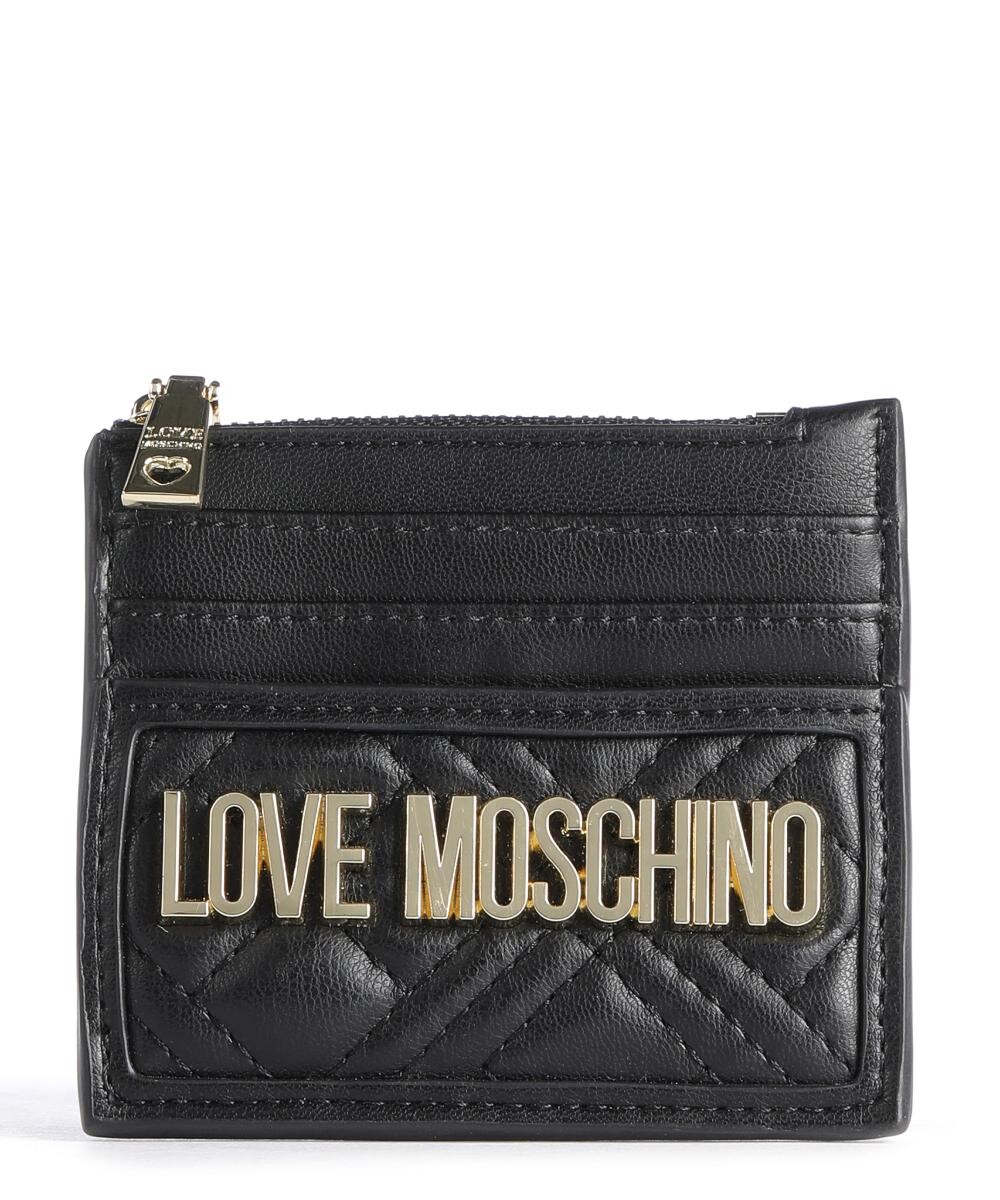 

Стеганый кошелек из искусственной кожи Love Moschino, черный