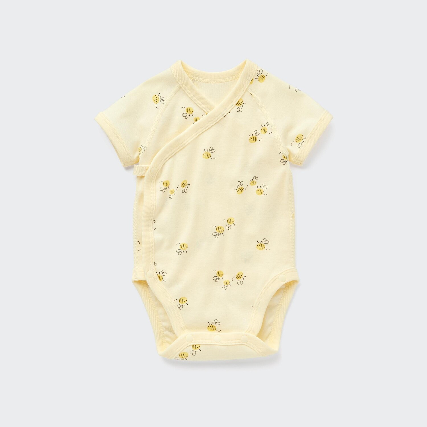 

Боди UNIQLO Joy of Print с короткими рукавами, желтый