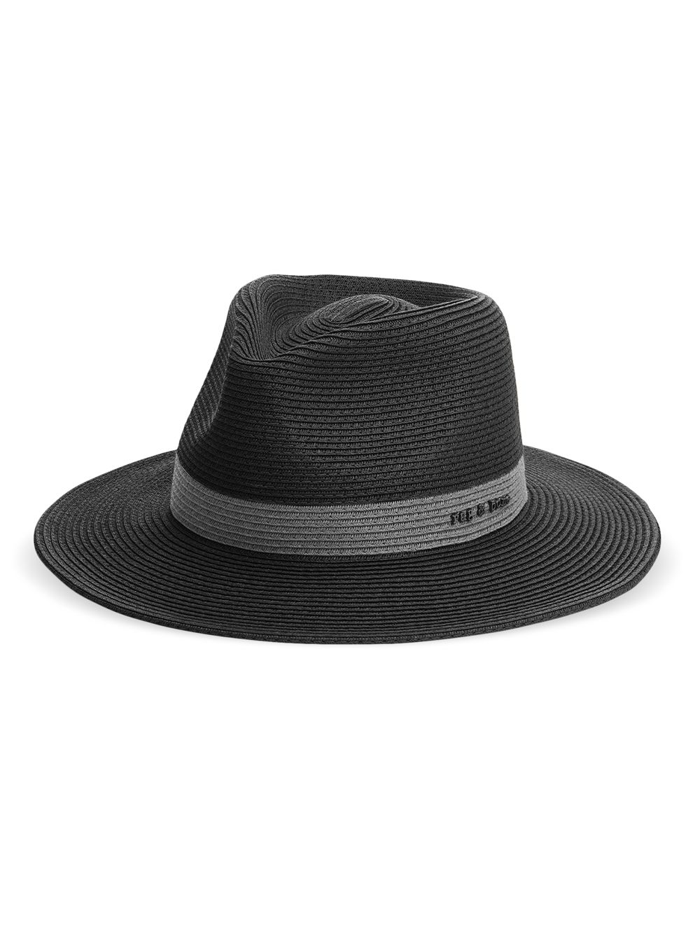 цена городская соломенная фетровая шляпа rag & bone, черный