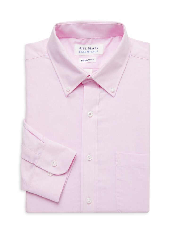 

Оксфордская рубашка стандартного кроя Essentials Bill Blass, розовый