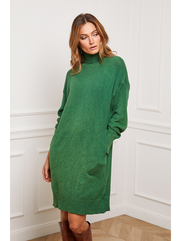 Платье Joséfine Strick Landreau, зеленый