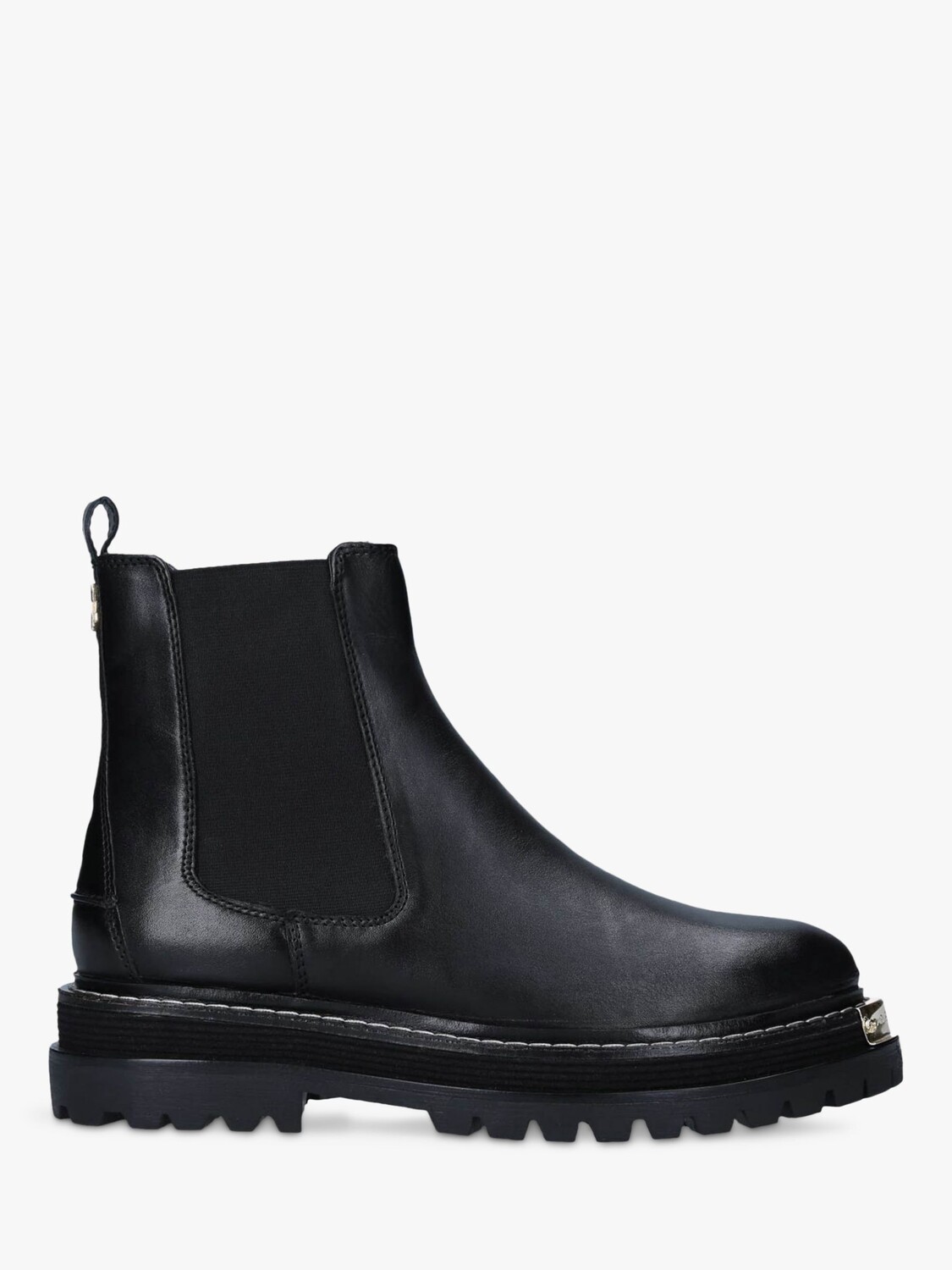 

Кожаные ботинки челси Carvela с металлическим носком, черные