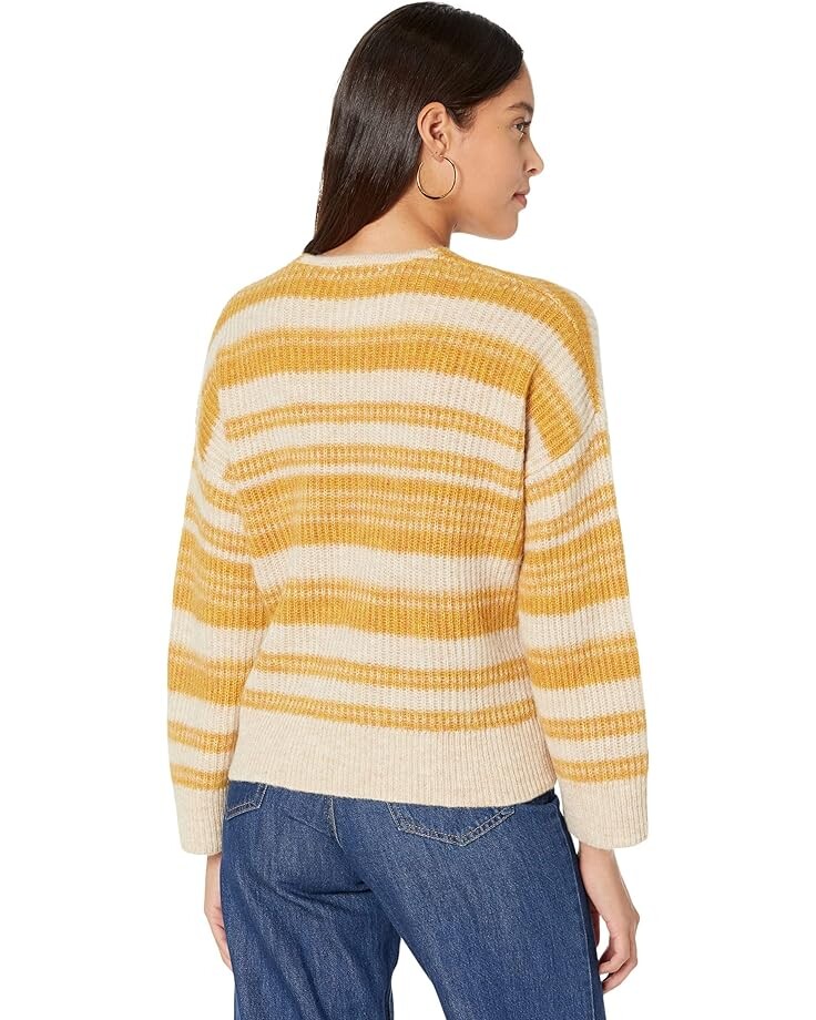 

Свитер Madewell Space Dye Juniper V-Neck Pullover, цвет Heather Beige
