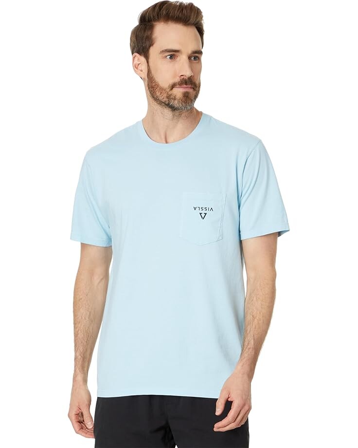 

Футболка VISSLA Premium Stoke Premium Short Sleeve Pocket Tee, цвет Chambray 2