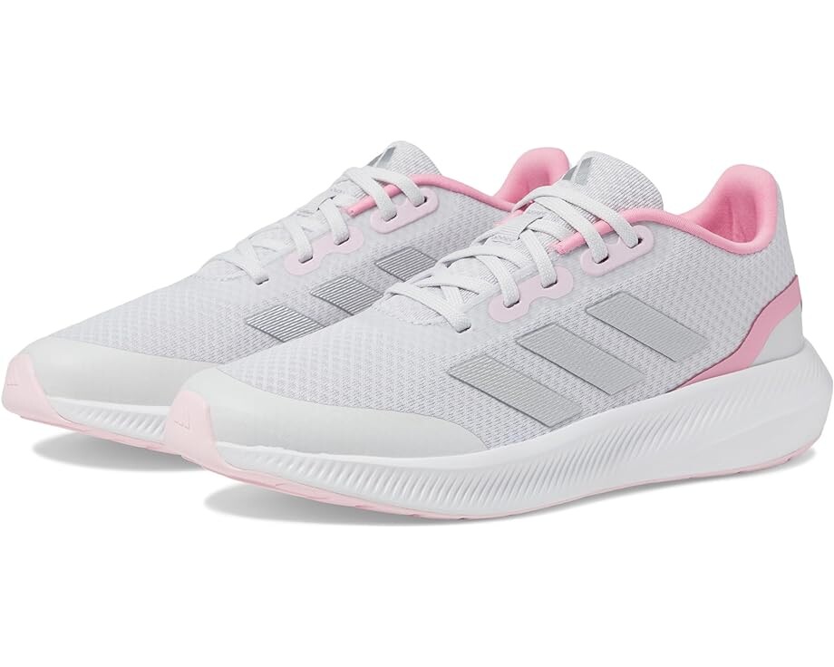 earring dash silver Кроссовки Adidas RunFalcon 3.0, цвет Dash Grey/Silver Metallic/Bliss Pink