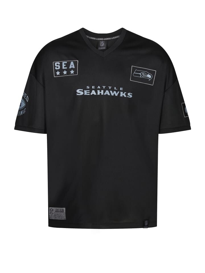 

Футболка Recovered NFL Seahawks SEA 76 Oversized, черный