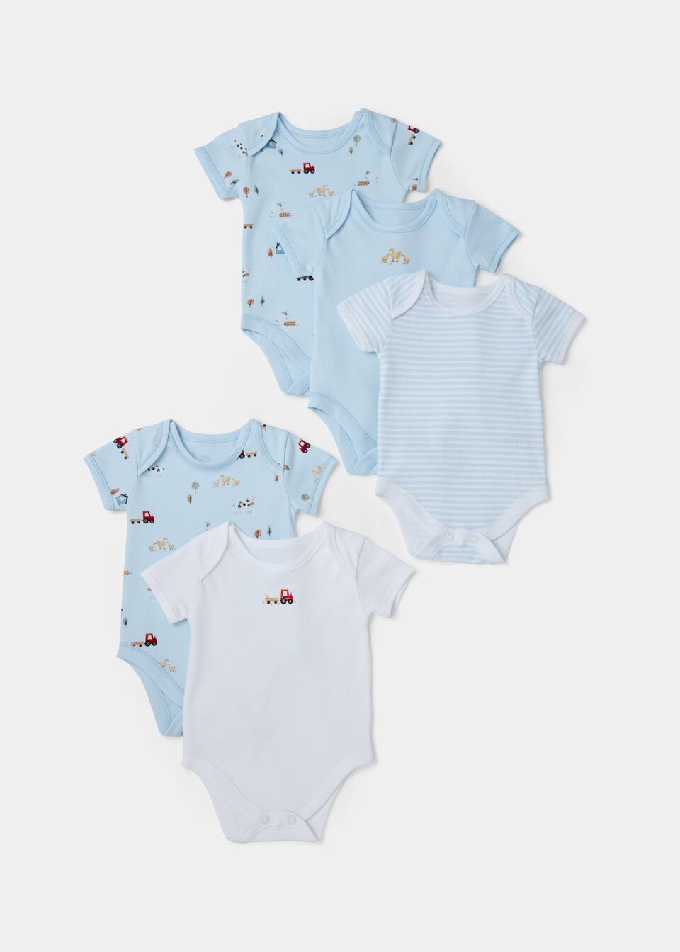 

Боди с принтом Baby Blue Farm (для новорожденных до 23 мес.), синий