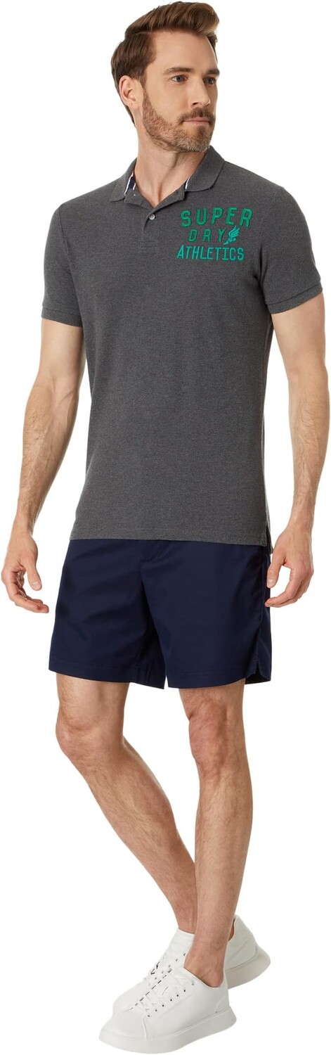 

Рубашка-поло Applique Classic Fit Polo Superdry, цвет Eclipse Navy