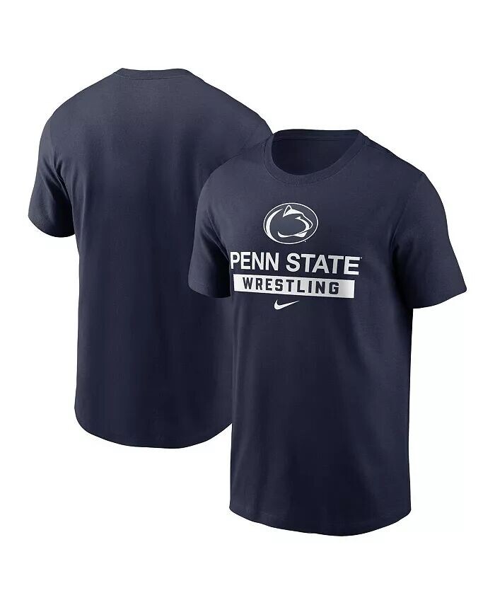 

Мужская темно-синяя футболка Penn State Nittany Lions Sport Drop Nike, синий