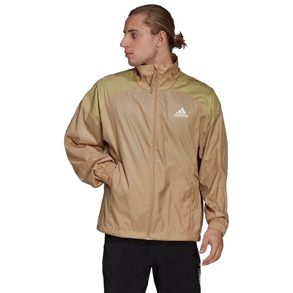 

Куртка adidas Traveer Windbreaker, бежевый