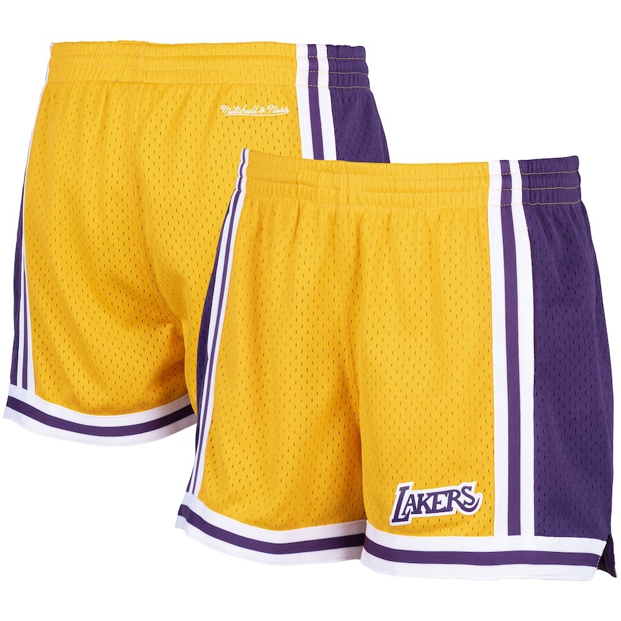 

Шорты Mitchell & Ness Los Angeles Lakers, золотой