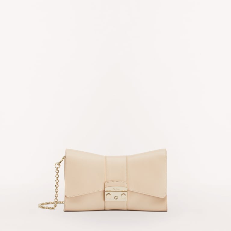 

Наплечная сумка женская Furla METROPOLIS S REMIX, бежевый