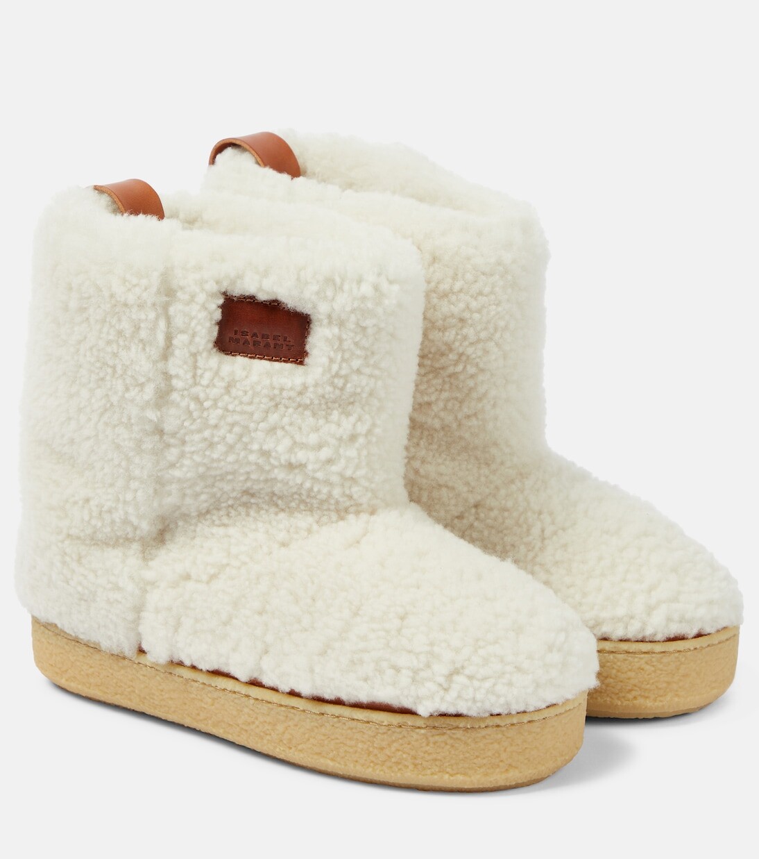 

Ботинки frieze из овчины Isabel Marant, белый