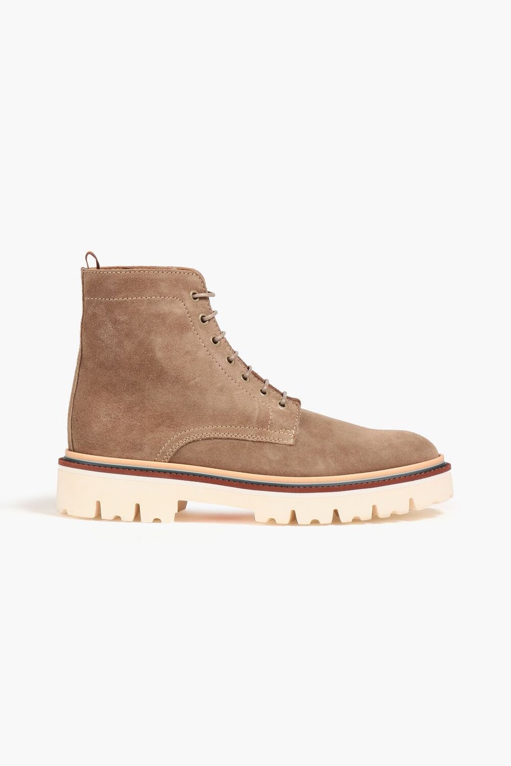 

Замшевые ботильоны Farley на шнуровке PAUL SMITH, грибной