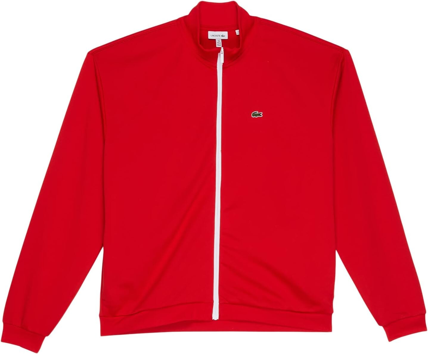 

Толстовка Lacoste Heritage Codes Back Graphic Full Zip Sweatshirt, цвет Fireman/White
