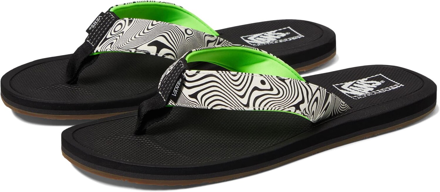 

Шлепанцы Nexpa Synthetic Vans, цвет Trippy Grain Black/Black