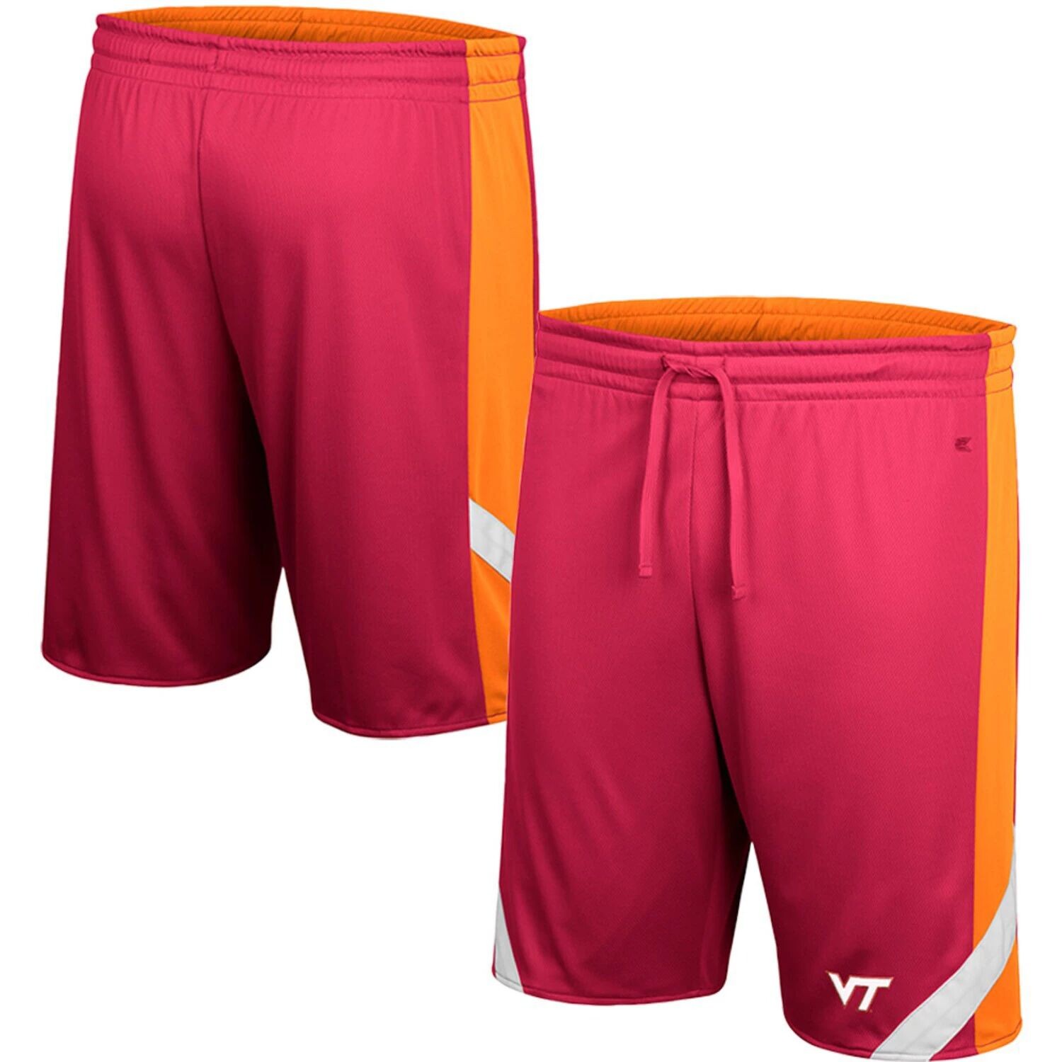 

Мужские двусторонние шорты Colosseum Maroon/Orange Virginia Tech Hokies Am I Wrong