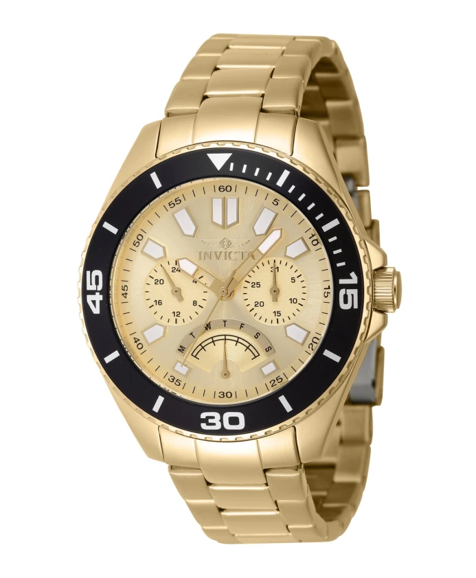 

Кварцевые часы Pro Diver – золотой циферблат Invicta Watches, желтый