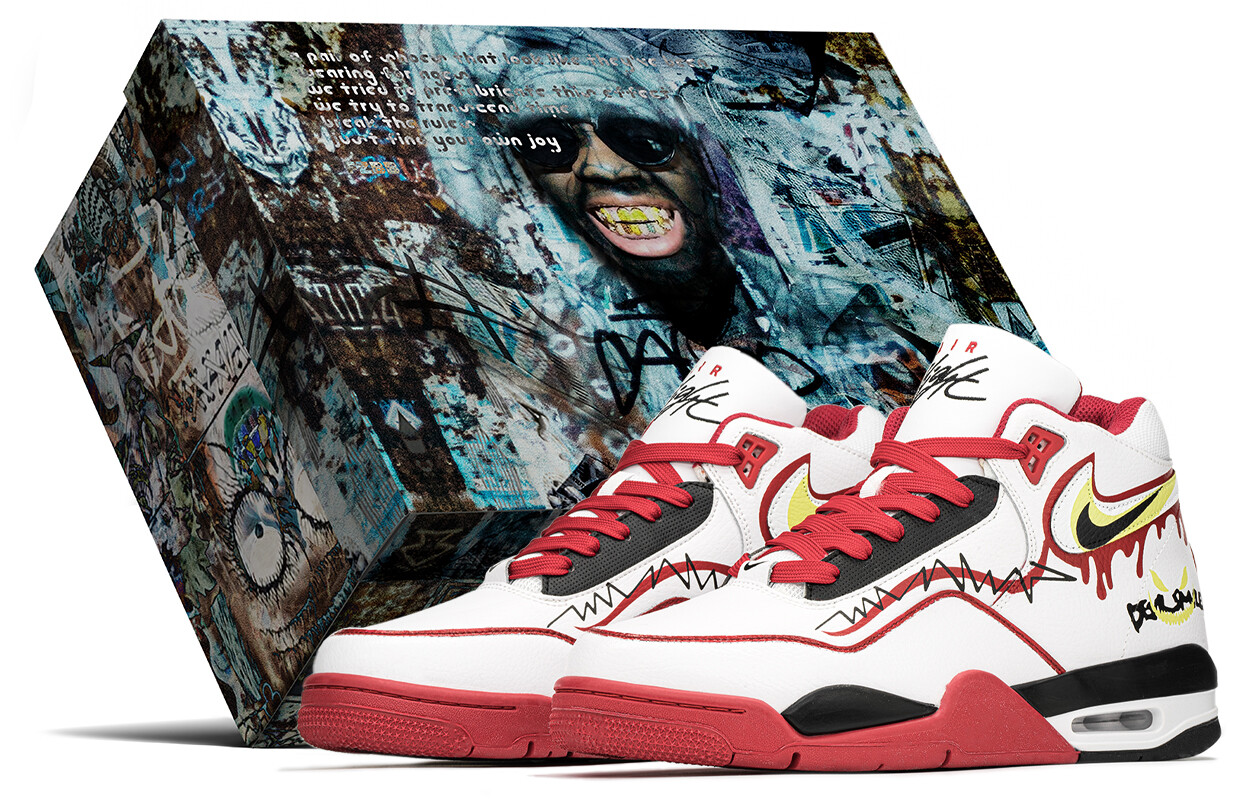 

Баскетбольные кроссовки Flight Legacy Vintage Unisex Mid-Top White/Red Nike