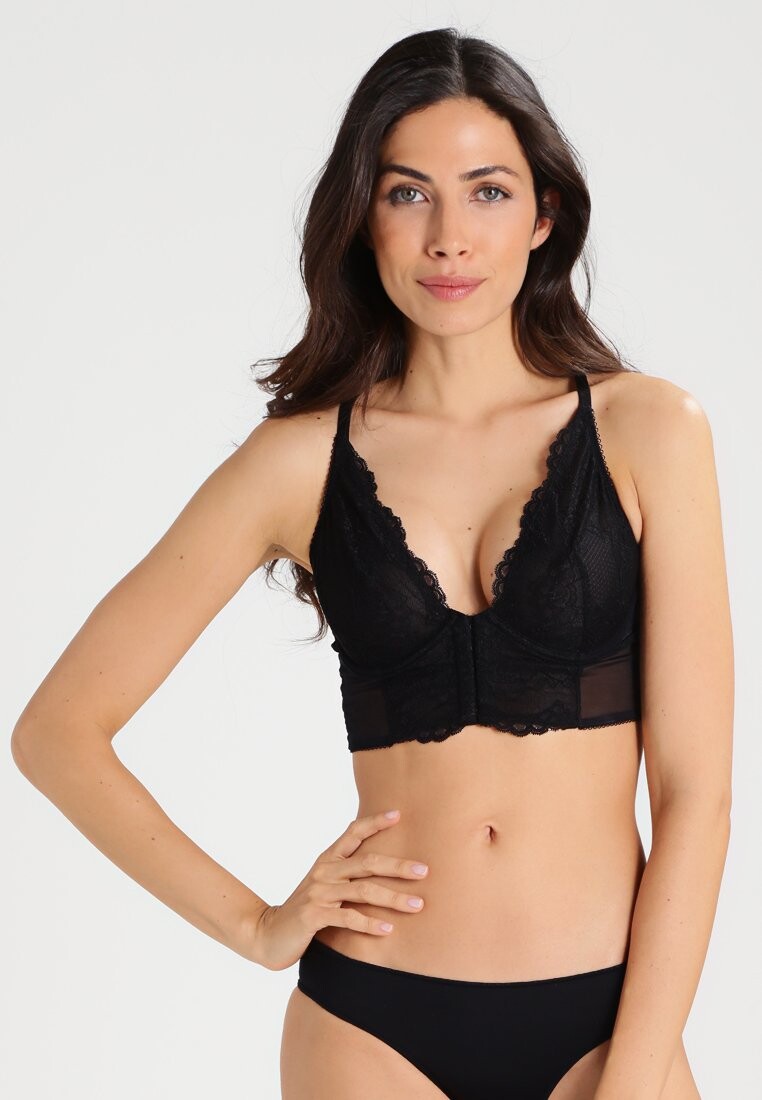 

Бюстгальтер с треугольными чашечками Gossard, черный