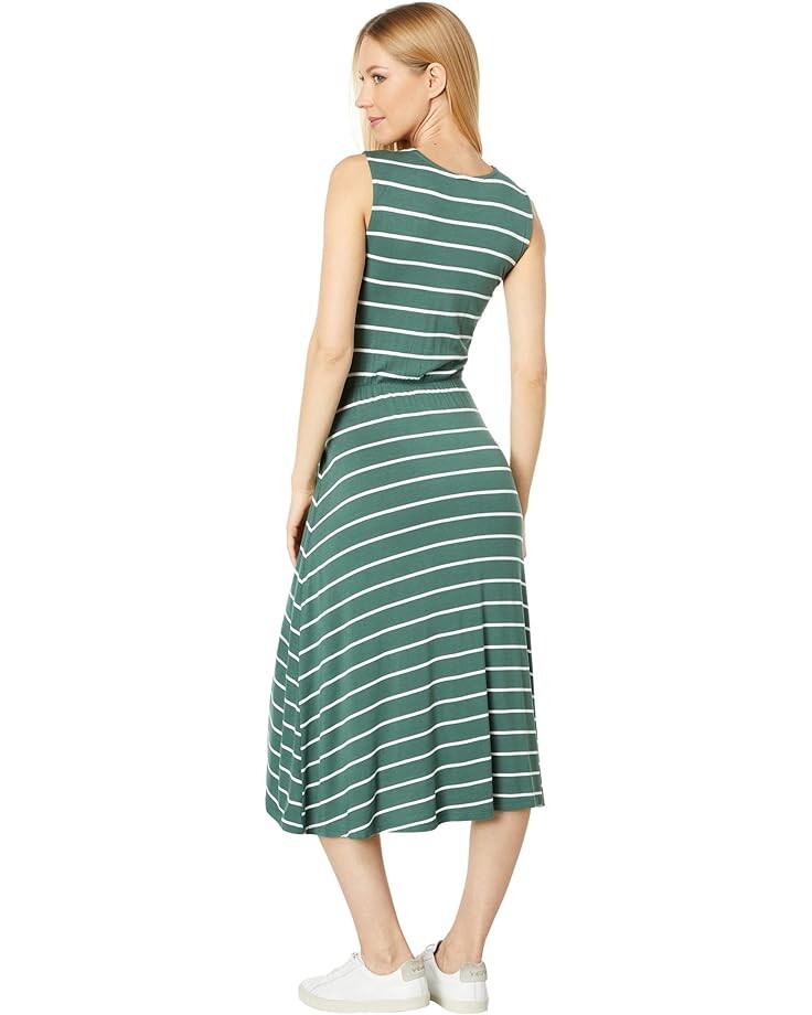 

Платье Bobeau Rowan Wrap Dress, цвет Jungle Green/Ivory
