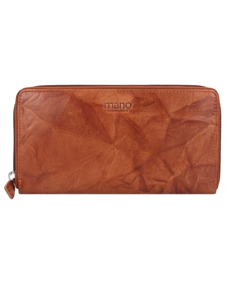 

Кошелек mano Donna Aurona RFID Leder 19 cm, коричневый