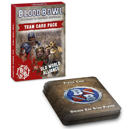 Коллекционные карточки Blood Bowl: Old World Alliance Team Card Pack warhammer blood bowl black orc team