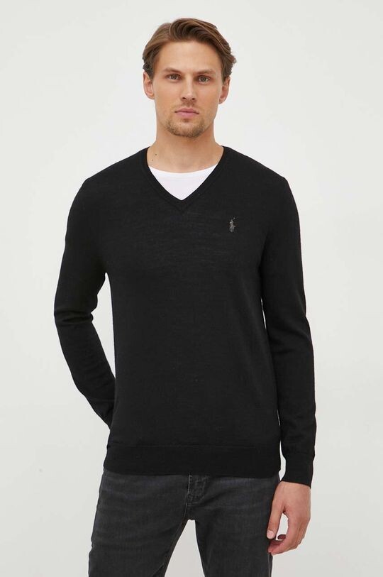 

Шерстяной свитер Polo Ralph Lauren, черный