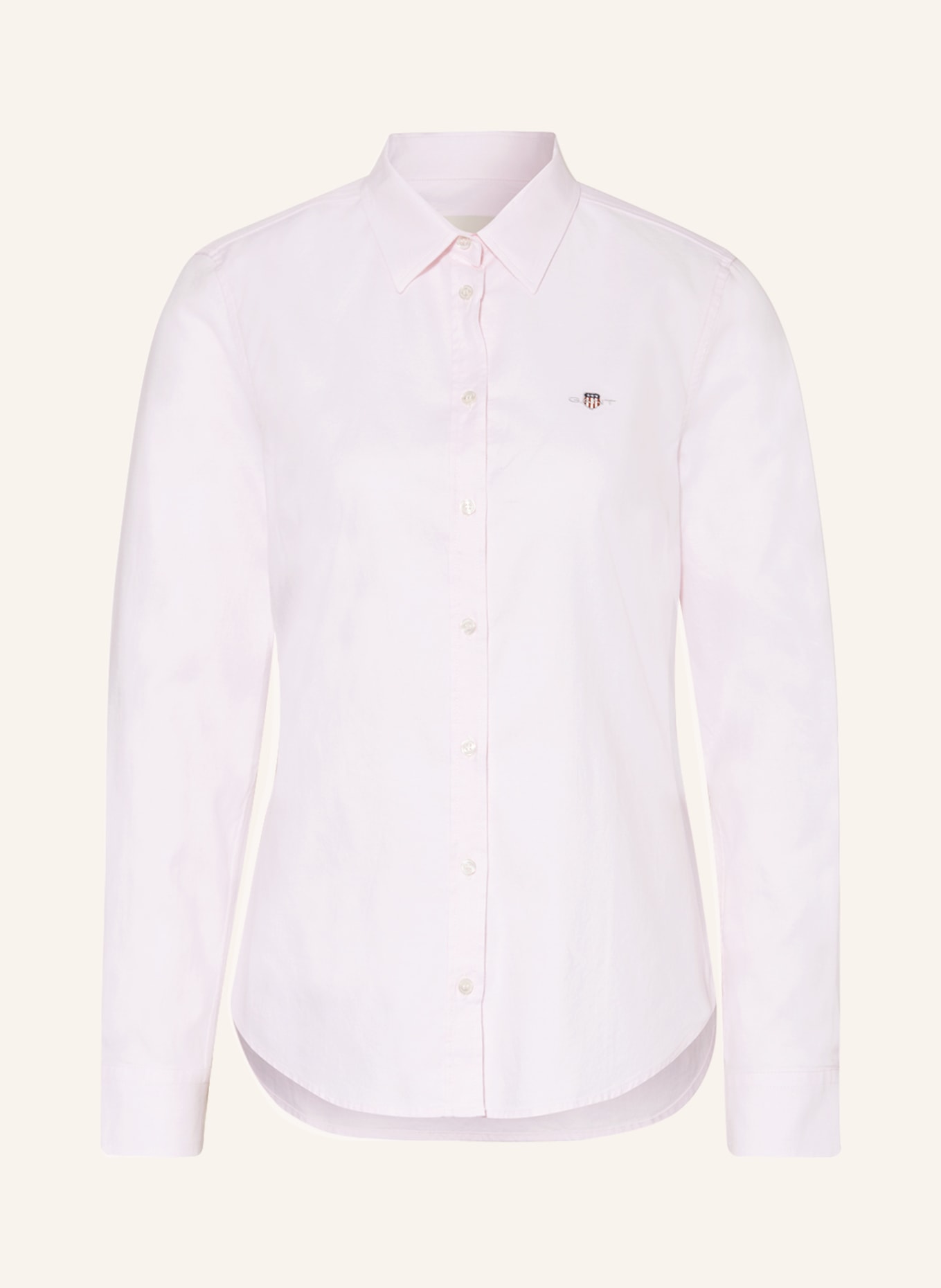 Рубашка блузка GANT, светло-розовый