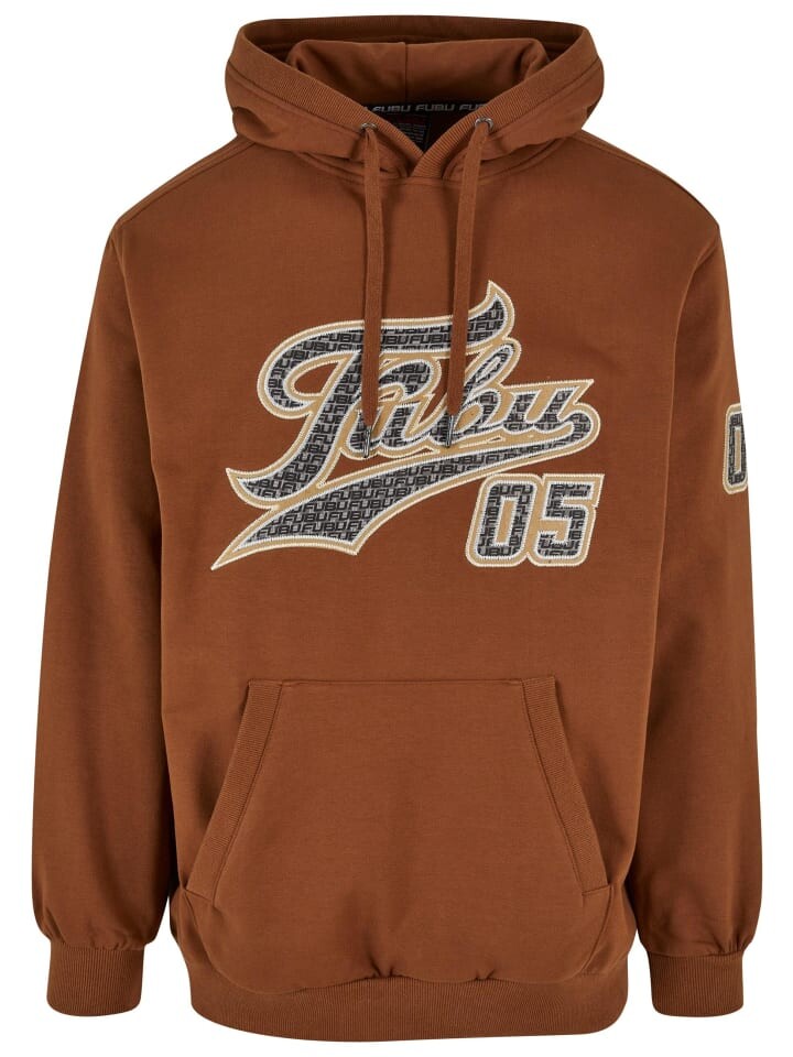 

Толстовка с капюшоном FUBU, коричневый