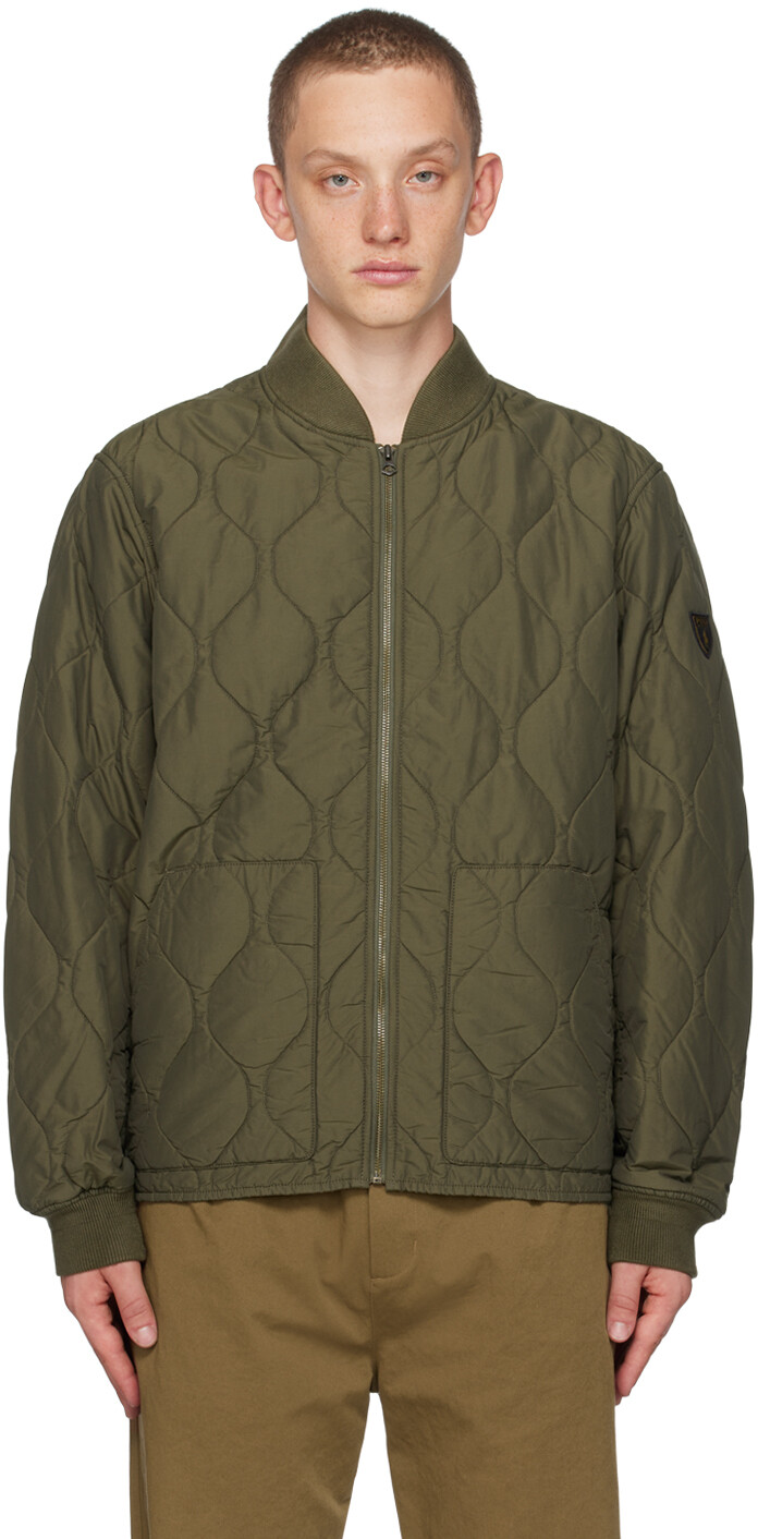 

Зеленый стеганый бомбер Defender Polo Ralph Lauren