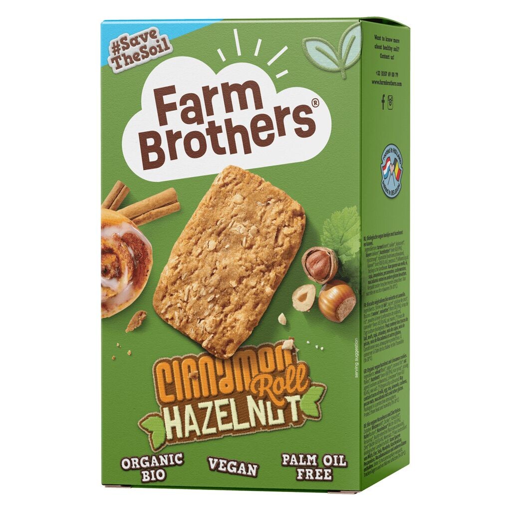 

Печенье Farm Brothers с корицей и лесным орехом 135г
