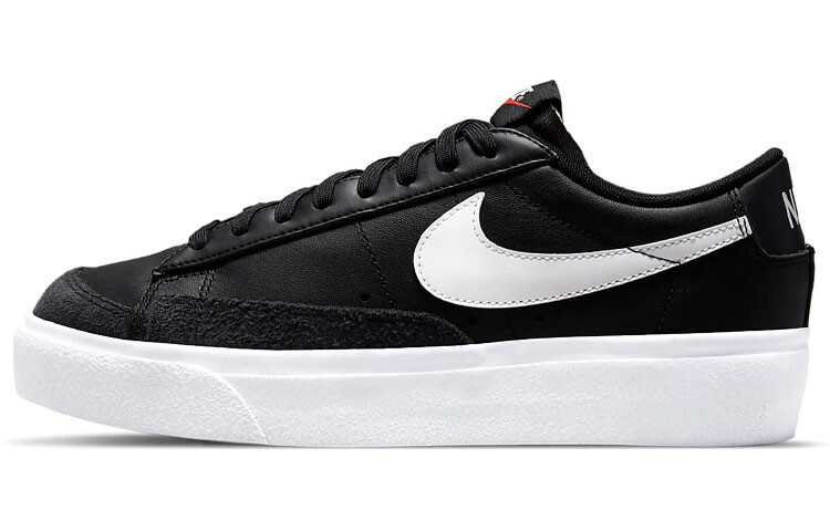 

Nike Blazer на низкой платформе, черный, белый (женский)