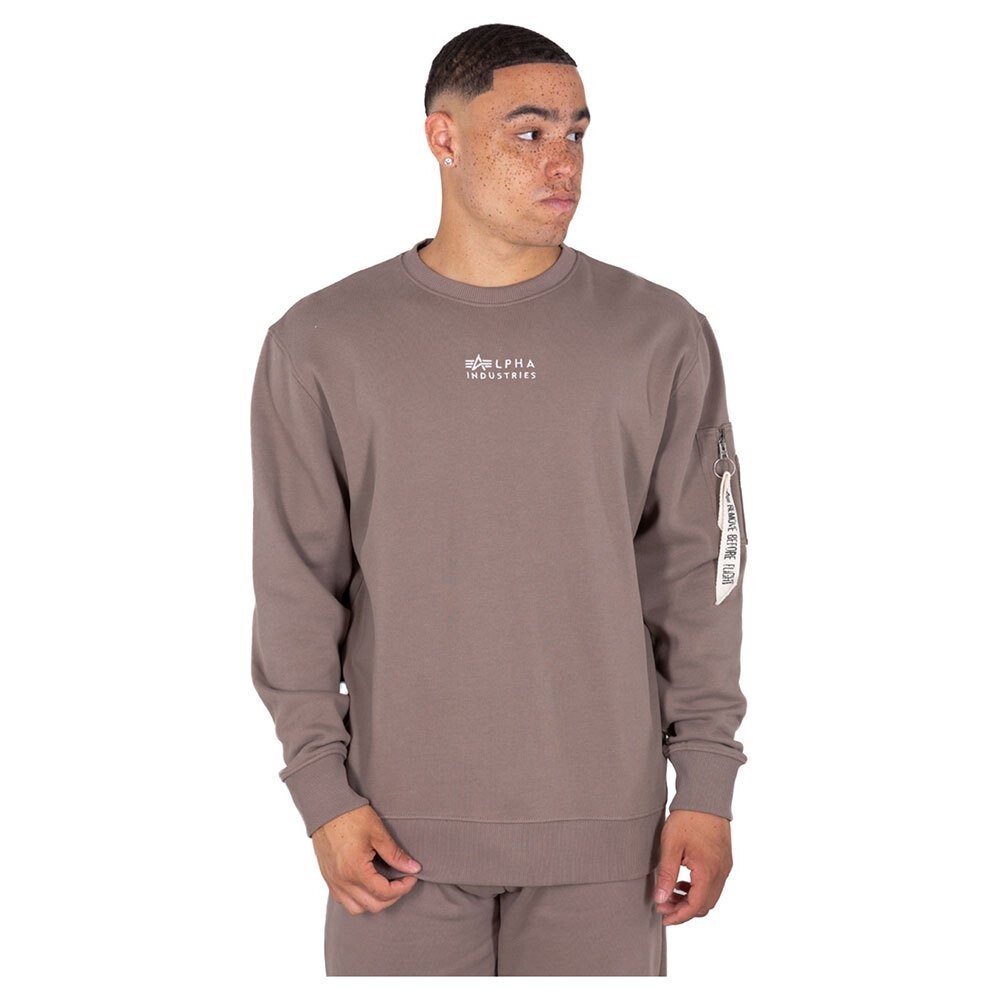 

Толстовка Alpha Industries Organics EMB, коричневый