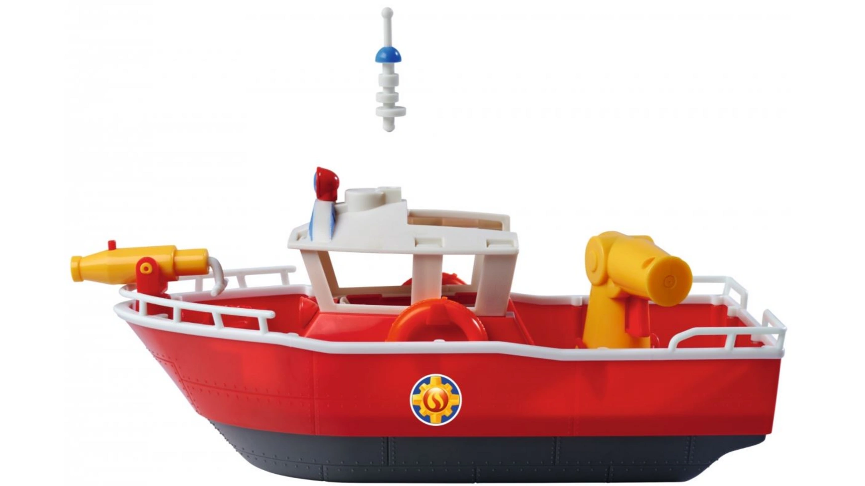 Пожарный сэм пожарная лодка сэма титана Simba пожарный автомобиль zhorya 71017 24 см красный