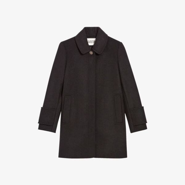 

Пальто Gaustine классического кроя из смесовой шерсти Claudie Pierlot, цвет noir / gris
